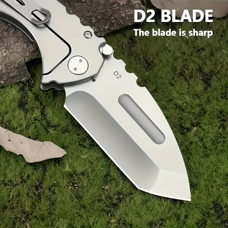 Folding tactical knife