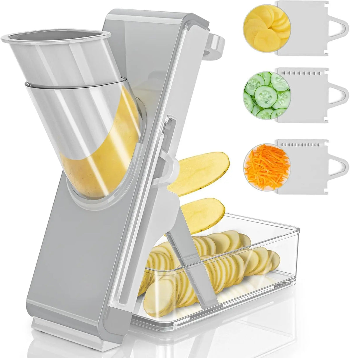 Safety Mandoline Vegetable Slicer/Container