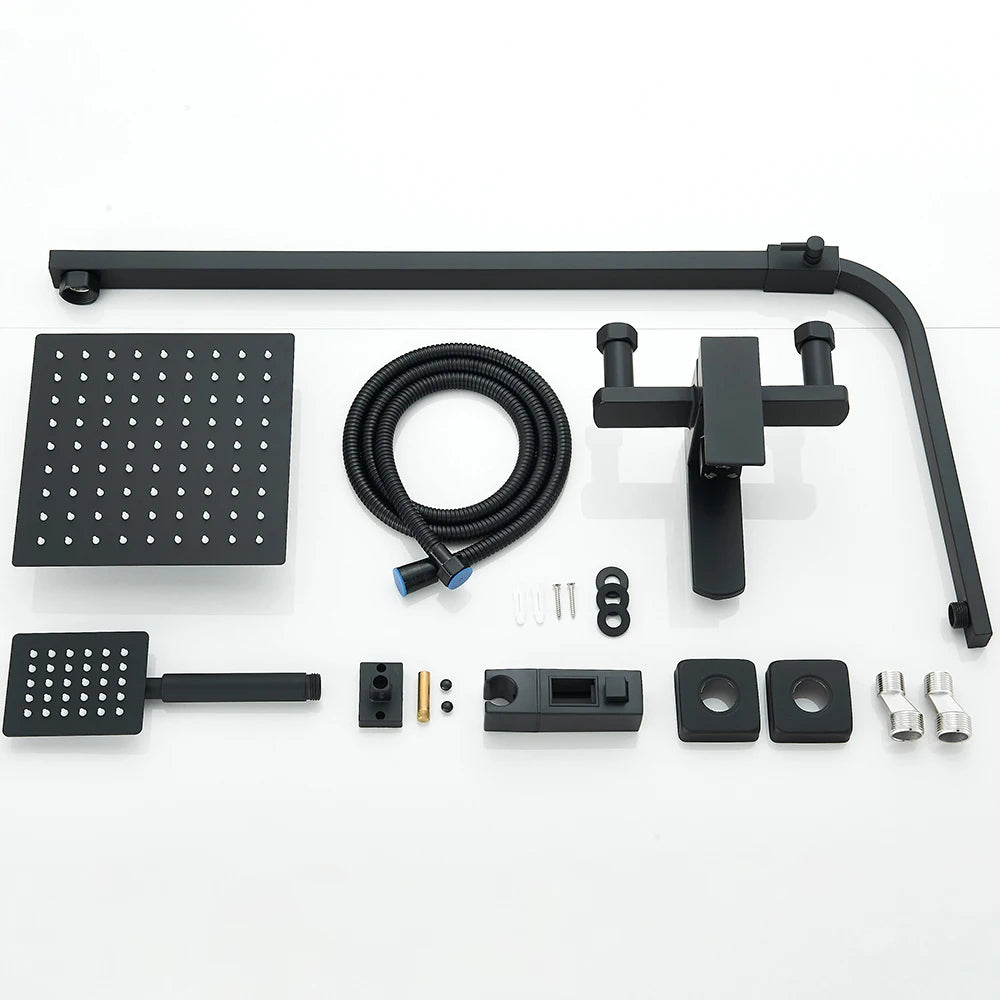 Black Luxury Bathroom Shower Faucet