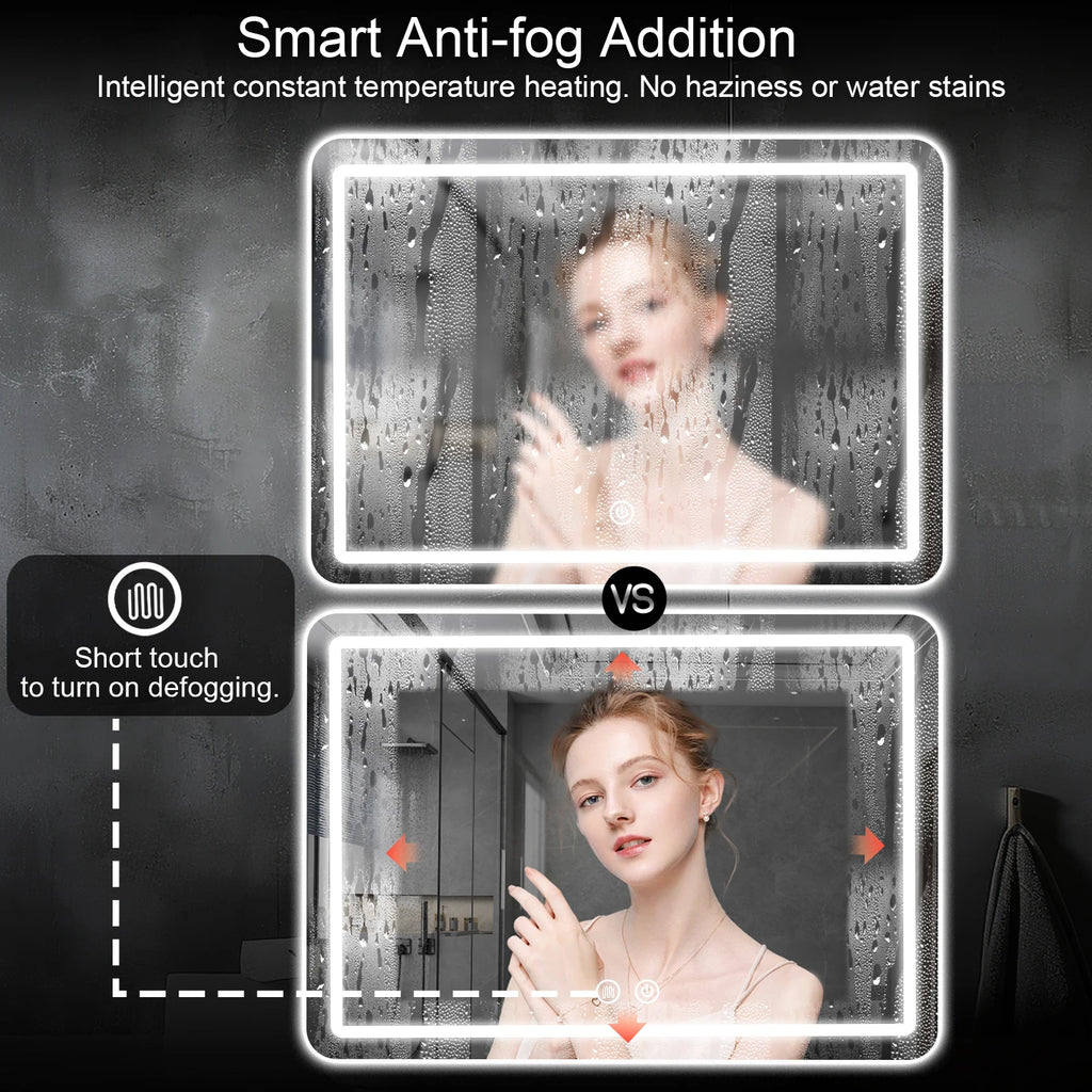 LED Lighted Wall Mount Mirror