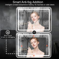 36x24 inch LED  Mirror with Backlit Light