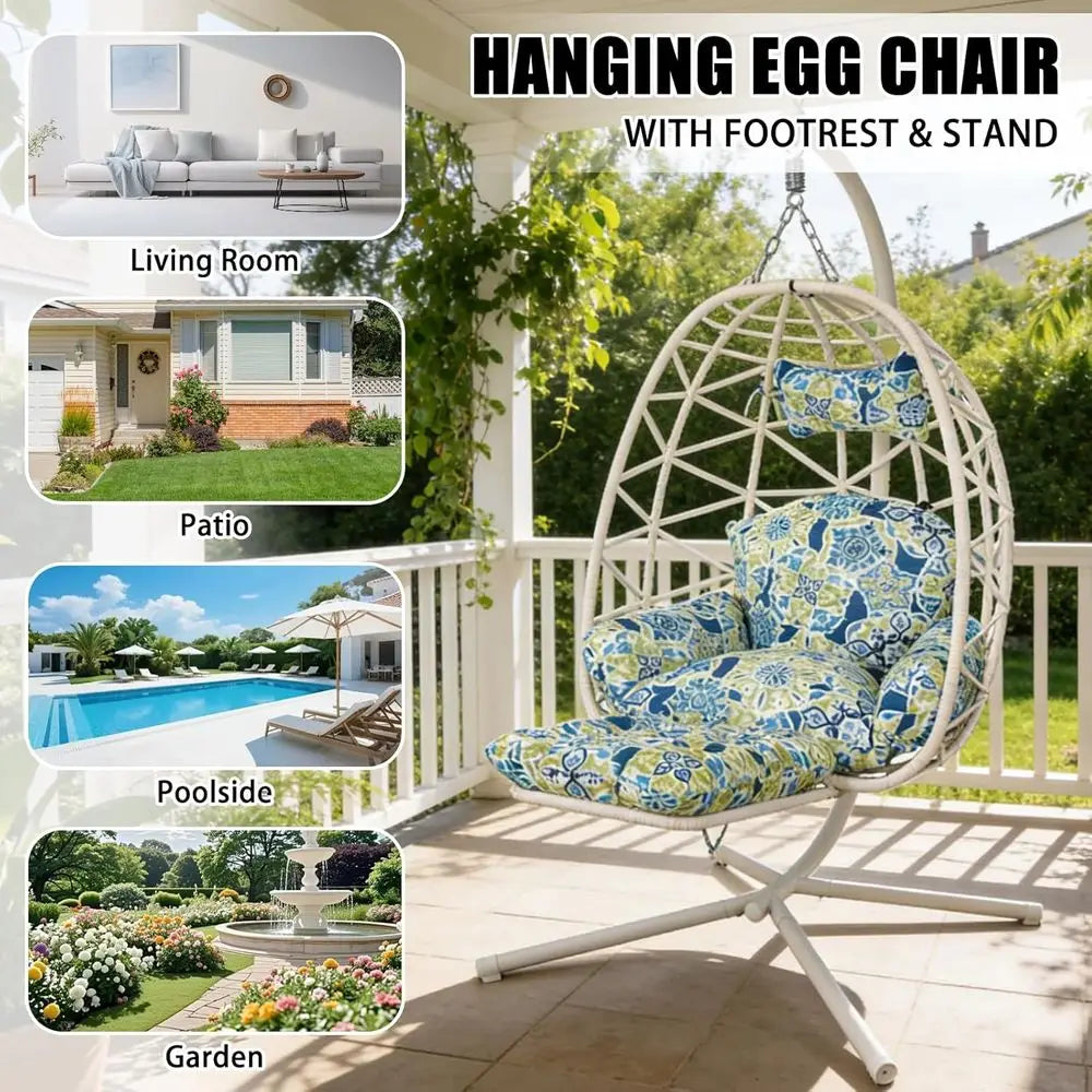 Hanging Egg Chair with Stand