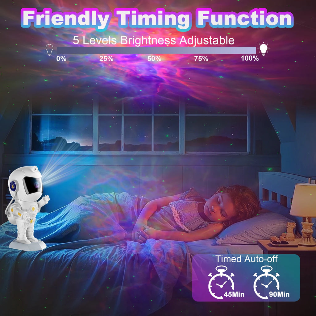 Astronaut Starry Sky Night Light
