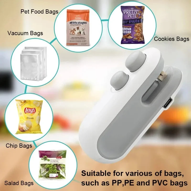 Rechargeable Mini Food Storage Sealant Machine