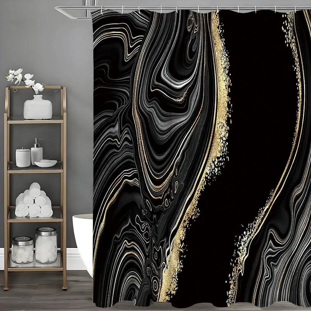 Abstract Background Shower Curtain