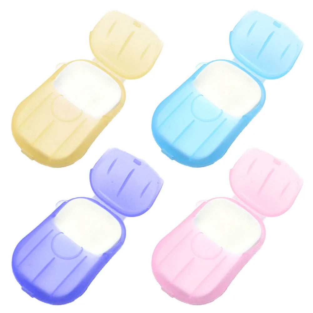 20Pcs Disposable Travel Soap Paper