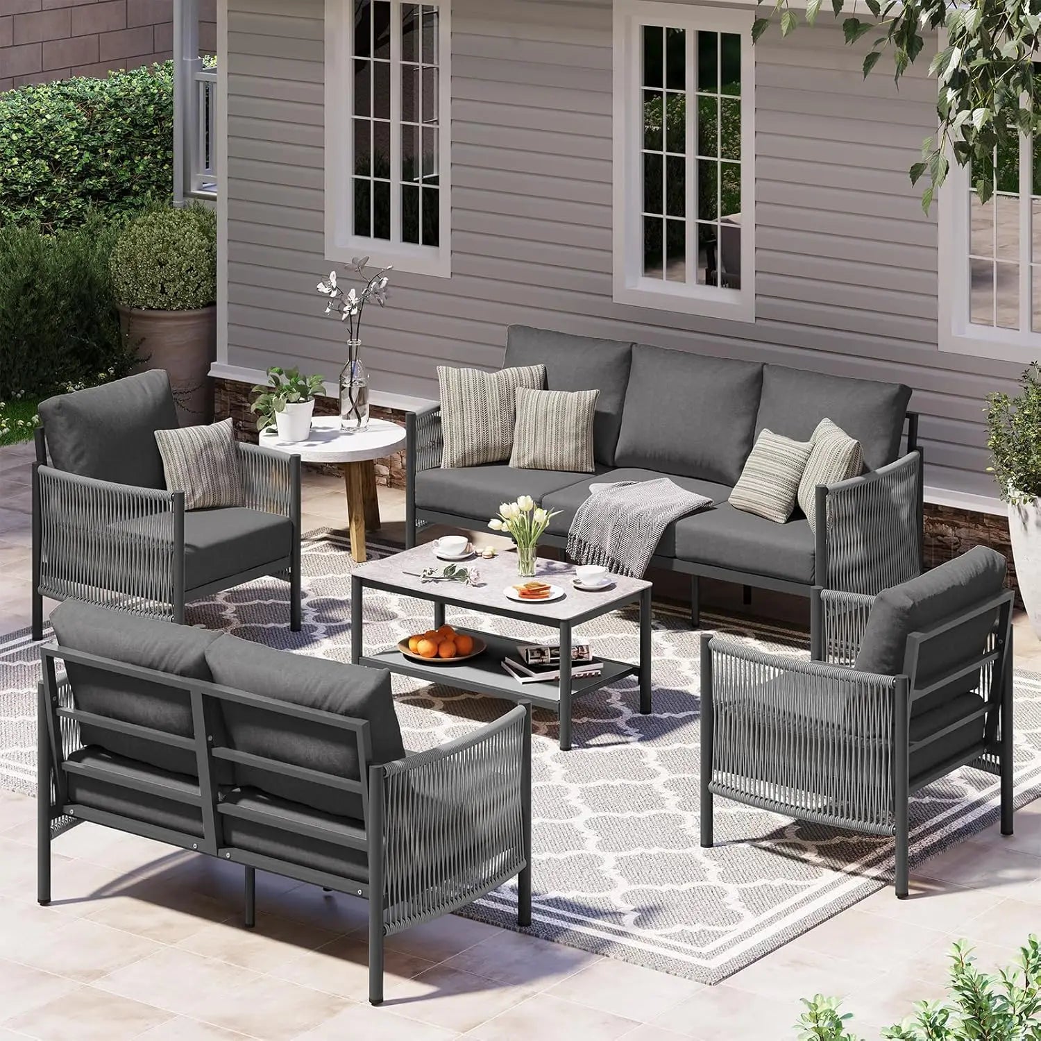 Outdoor Patio Furniture Set Coffee Table