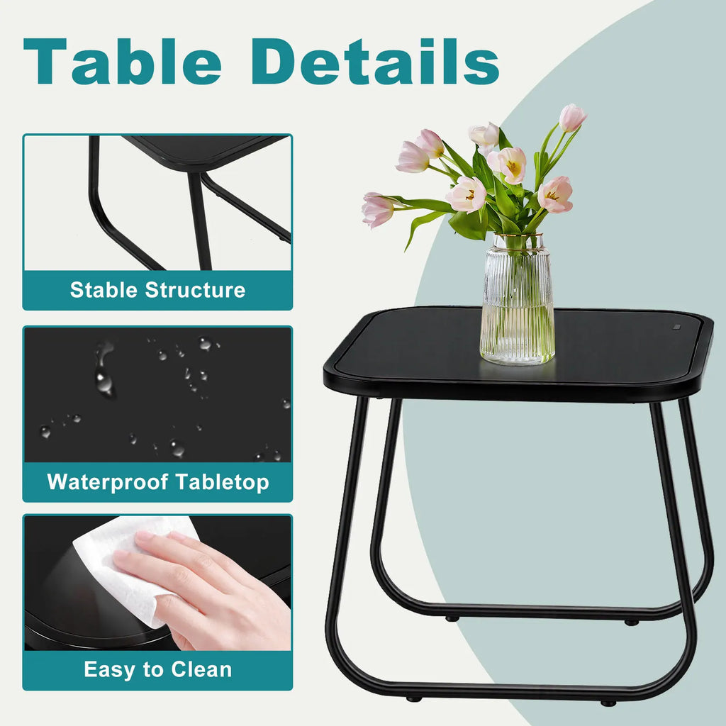 Patio Furniture 3 Pc. Set with Table