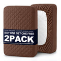2Pcs Quilted Waterproof Mattress Cover