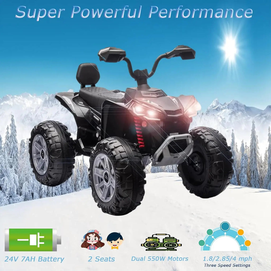 Kids Electric 2 Seater ATV 4-Wheeler