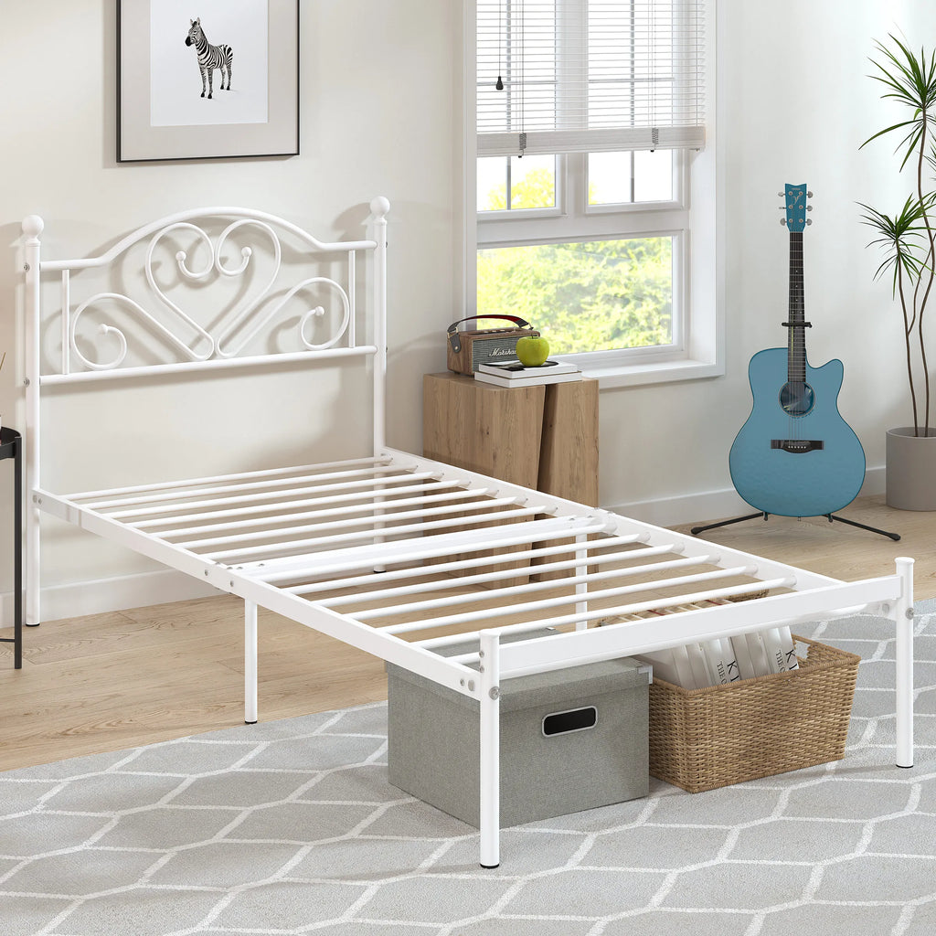 Twin Bed Frame with Headboard