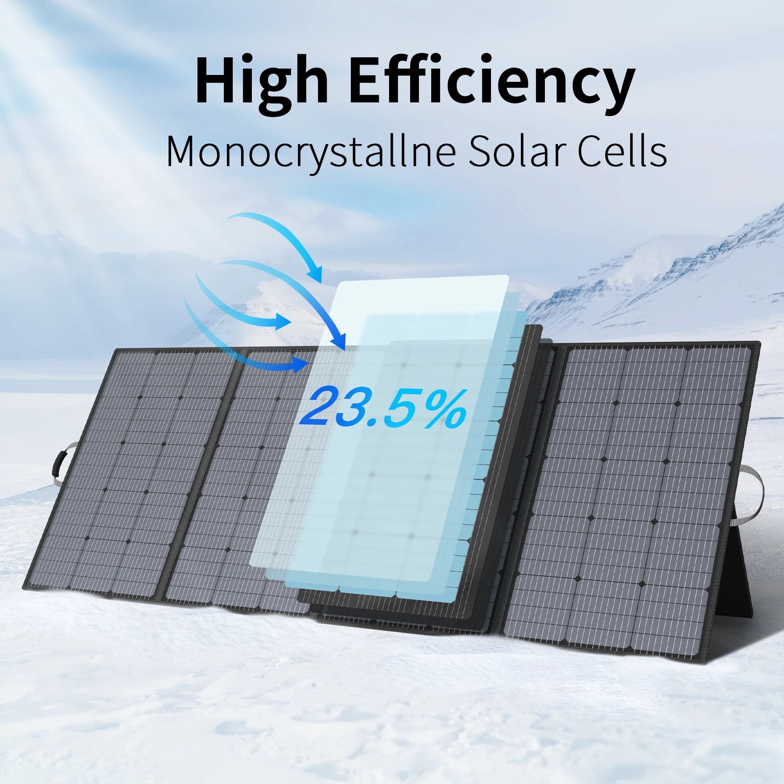Lightweight Portable Solar Panel, Waterproof for RV 100W,200W,400W