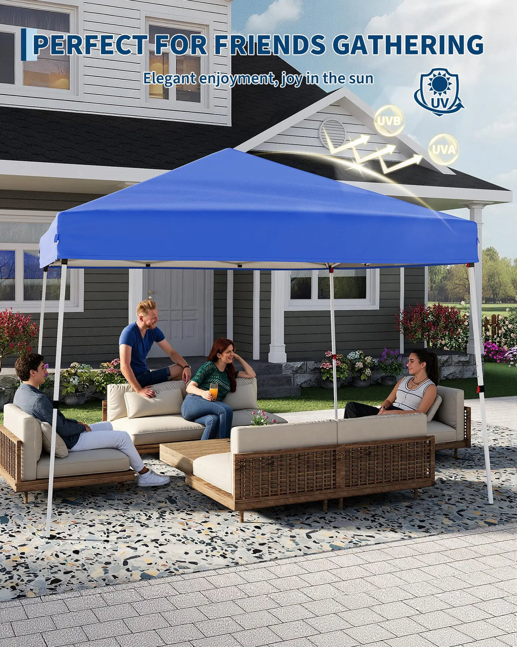 10x10 FT Pop Up Canopy With Carry Bag