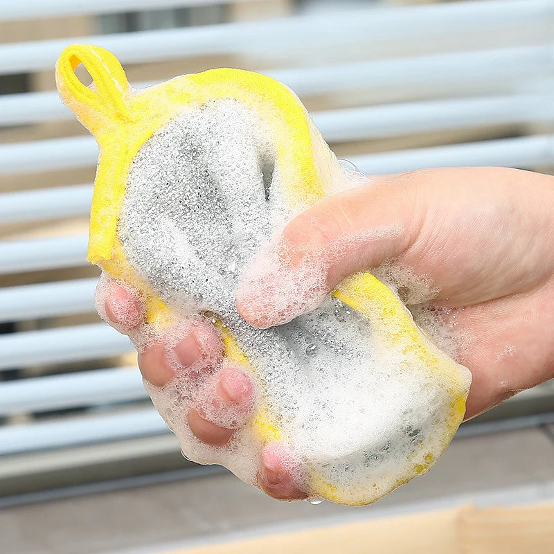 10PCS Reusable Double Sided Pot/Pan Scrubber
