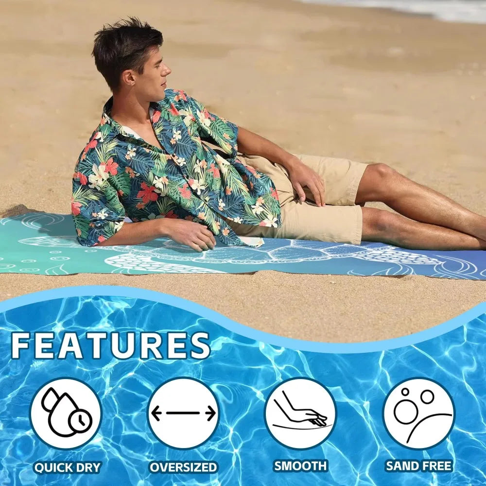 Large Microfiber Beach Towel