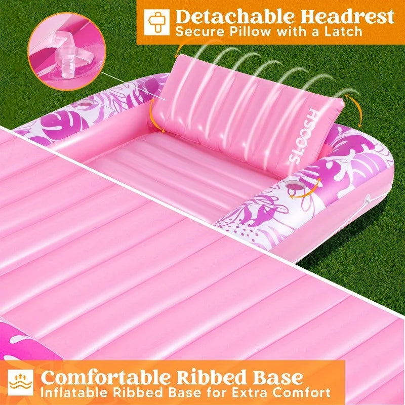 Inflatable Tanning Pool Lounger Float
