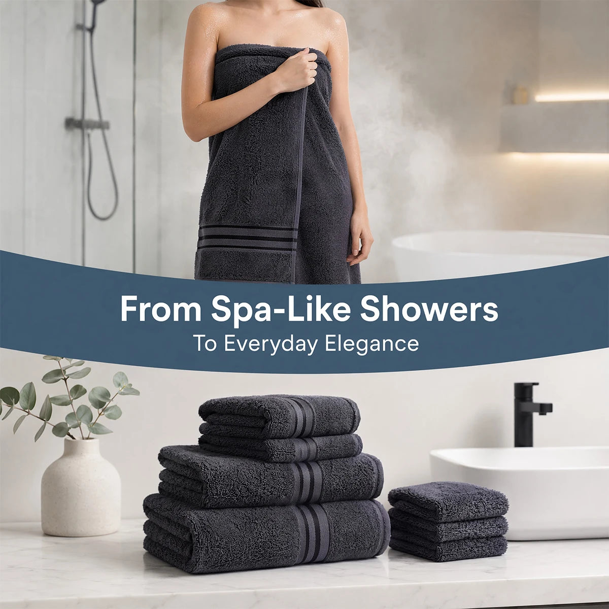 8 Piece Luxury Towel Set