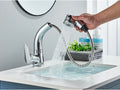 Pull Out Chrome Bathroom Sink Faucet
