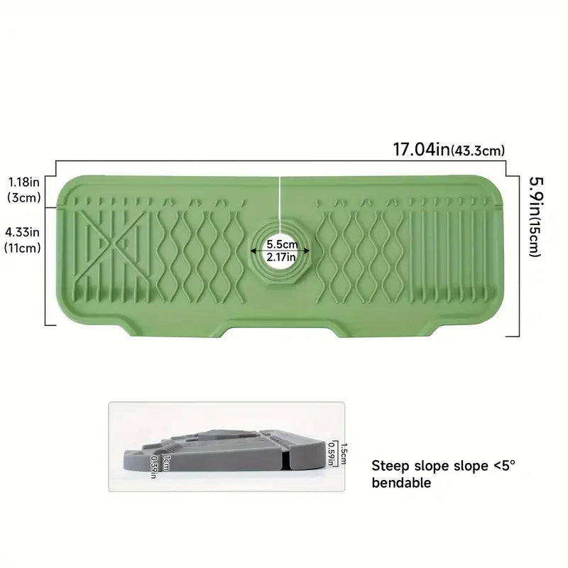 Sink Splash Guard/tray/drying pad/sponge rack
