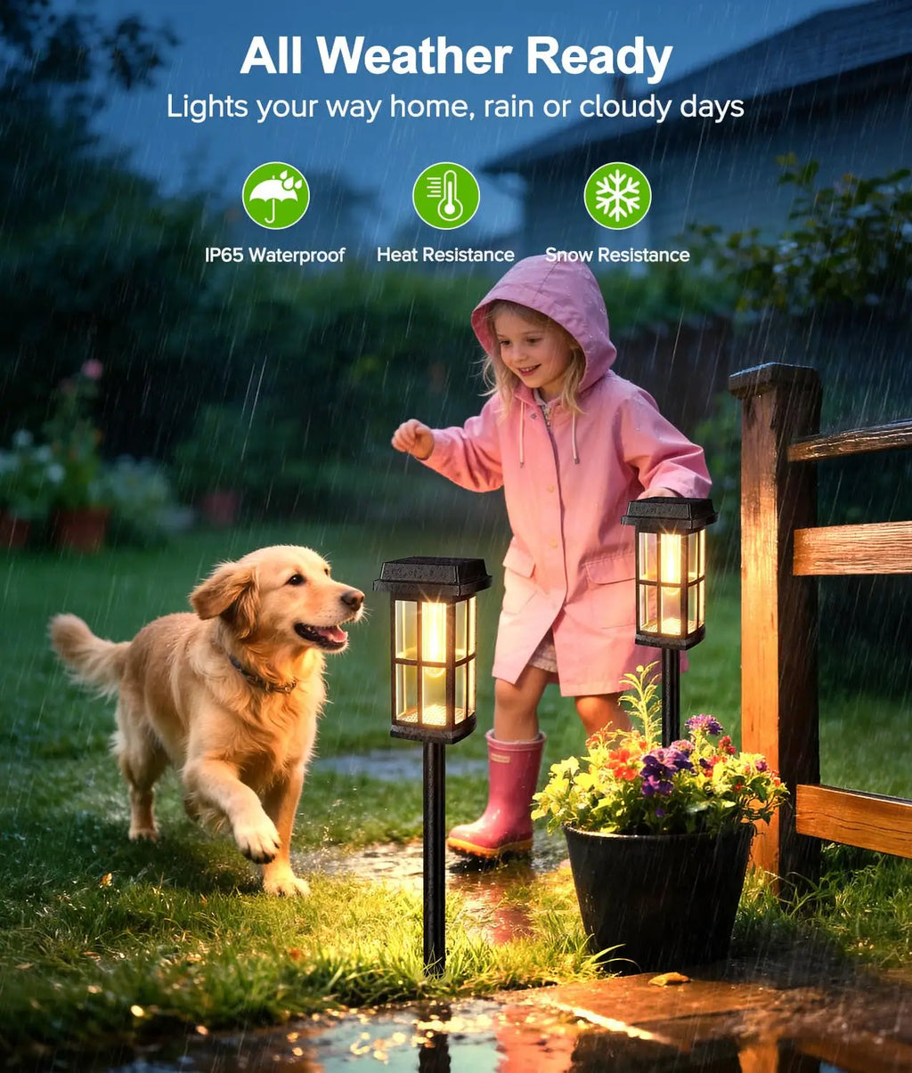 Solar Powered Pathway Lights