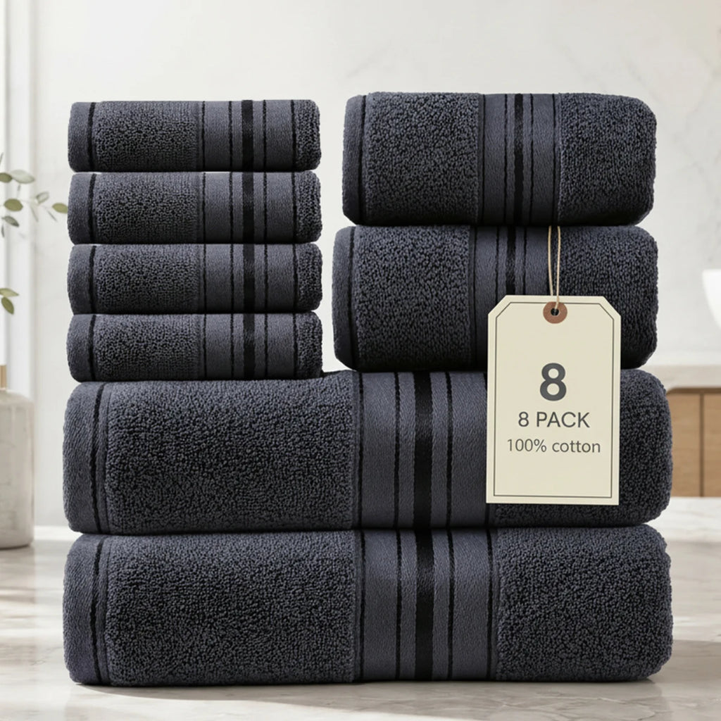 8 Piece Luxury Towel Set
