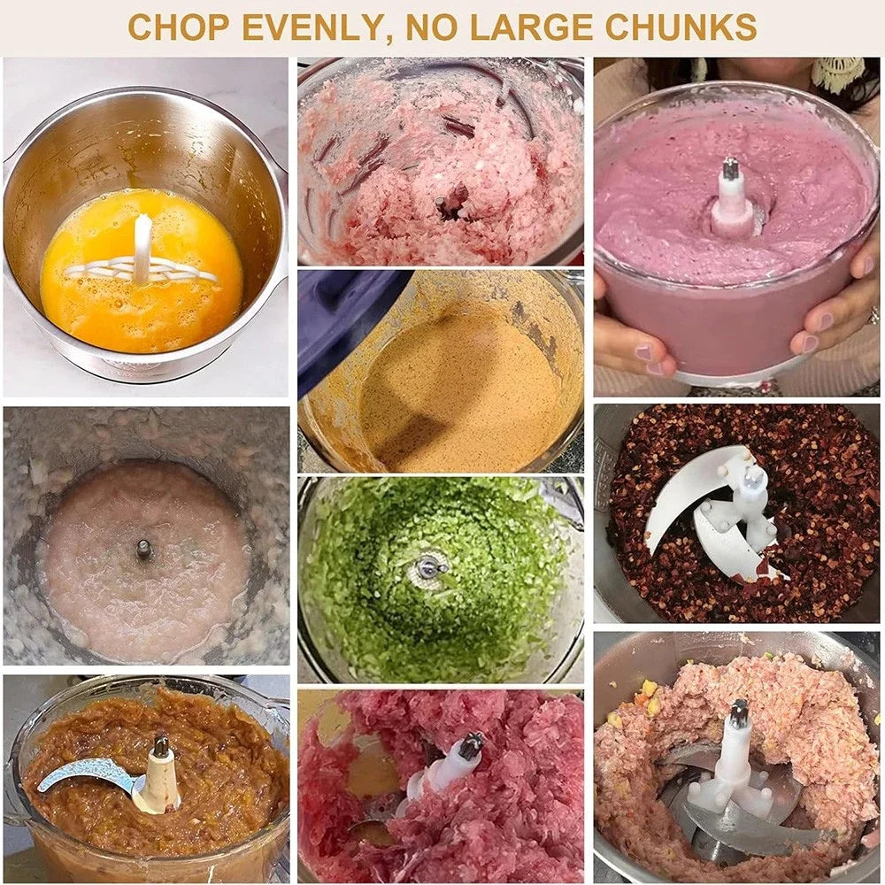 Stainless Steel Food Processor Mixer