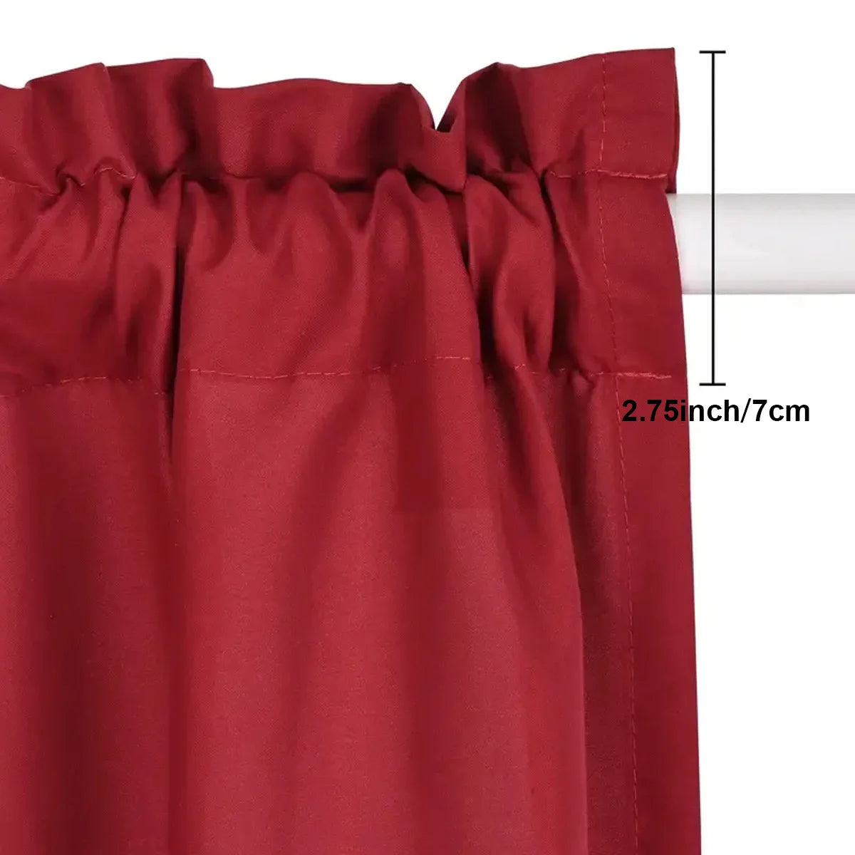 4pcs Light Filtering Curtains