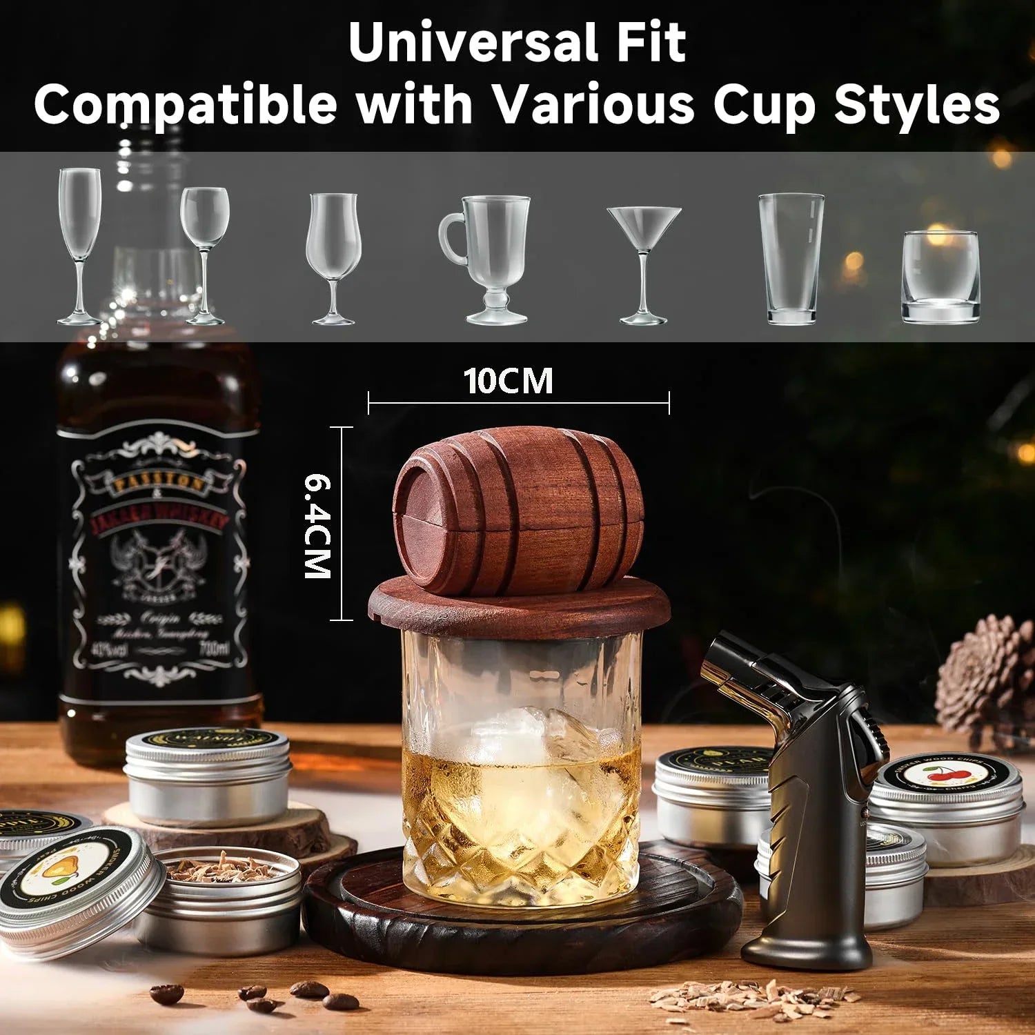 6 Flavors Old Fashioned Drink Smoker Infuser