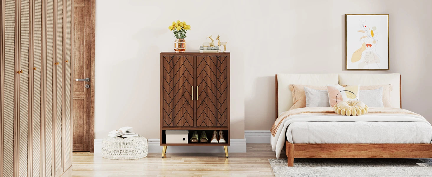 6-Tier Shoe Cabinet with Doors