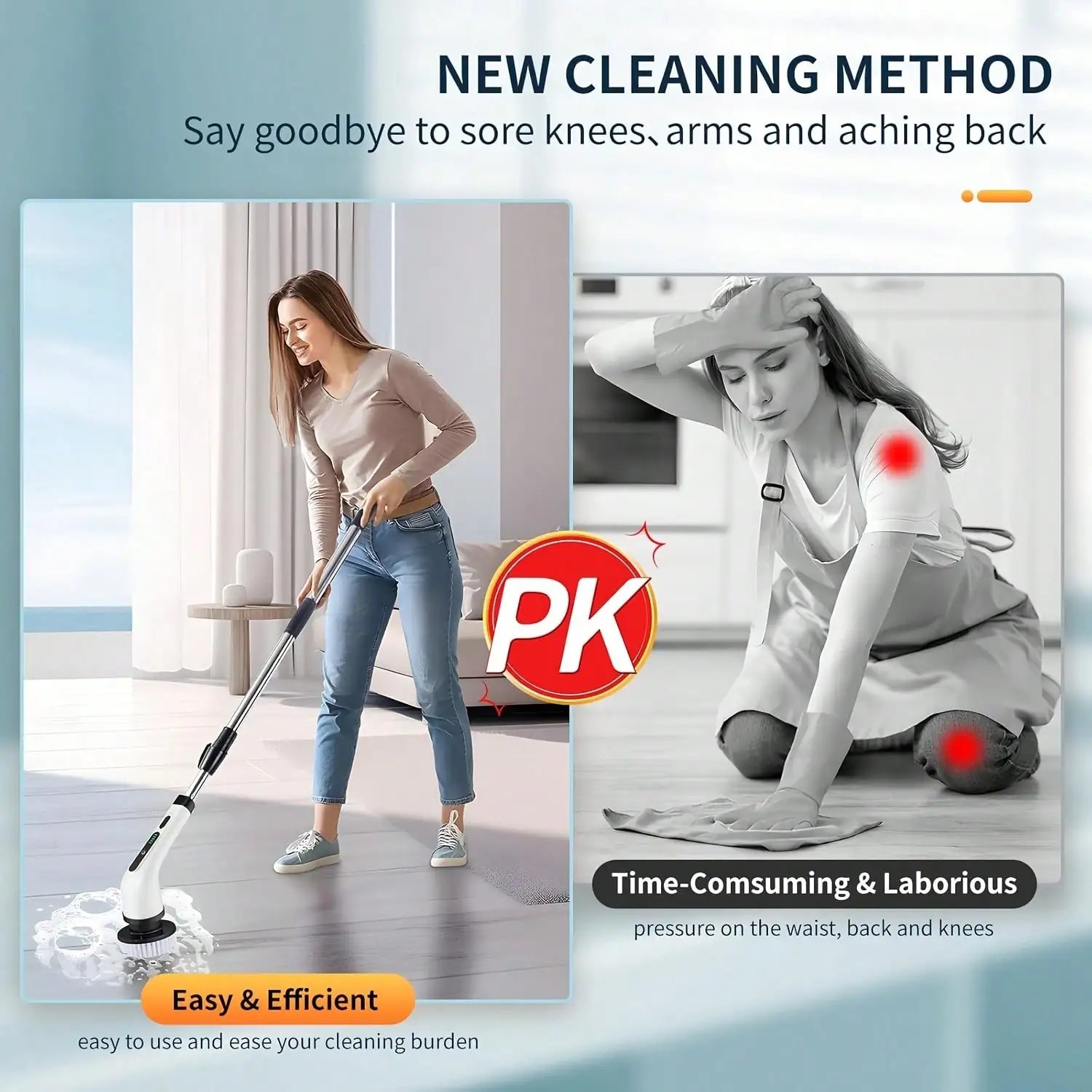 9 In 1 Electric Spin Scrubber Cordless