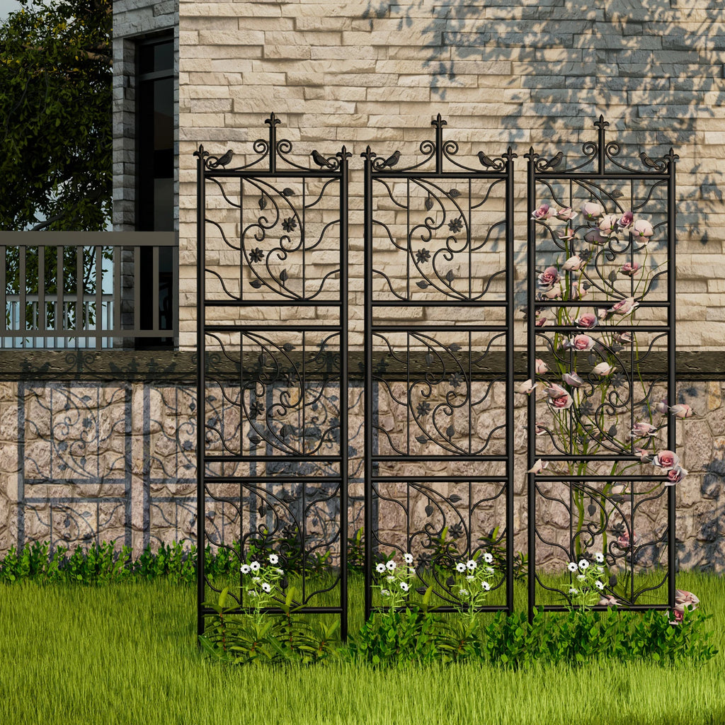 Thick Metal Garden Trellis