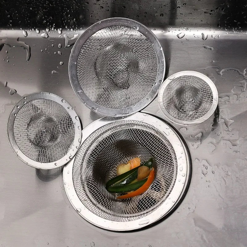 10/1x Stainless Steel Sink Filter Kitchen/Bathroom
