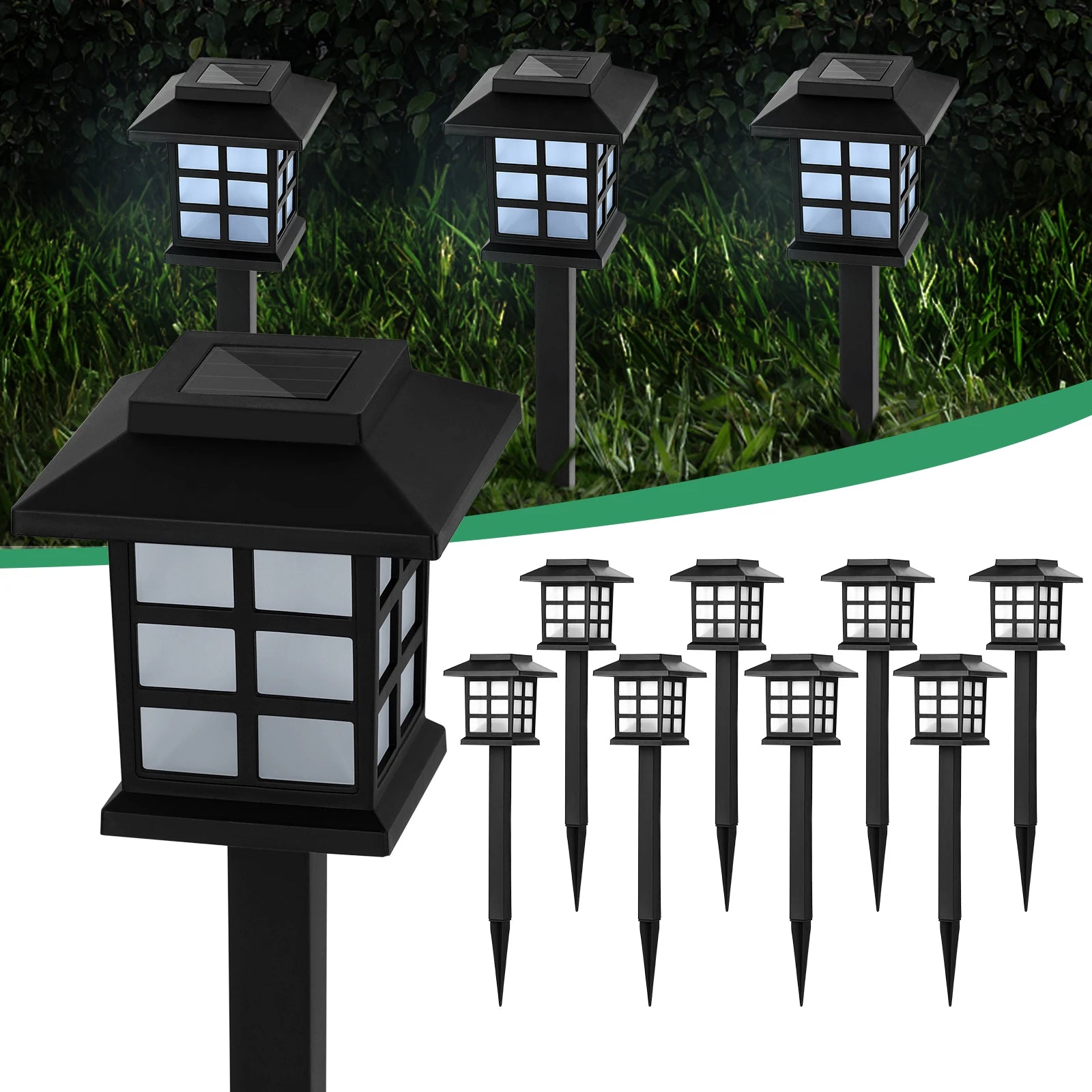 12Pc. Set Solar Lights