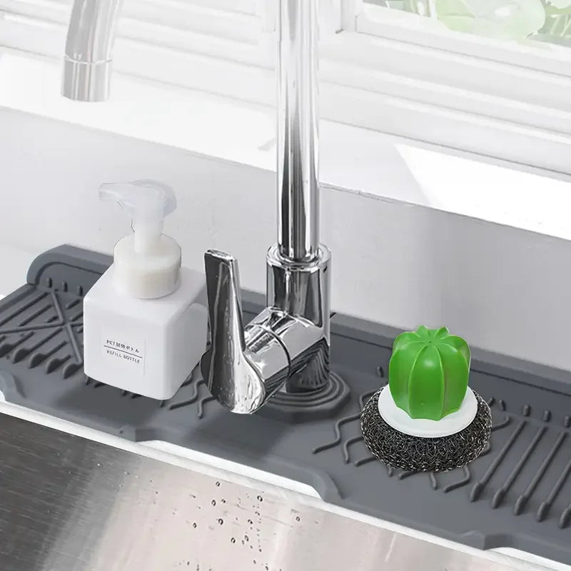 Sink Splash Guard/tray/drying pad/sponge rack
