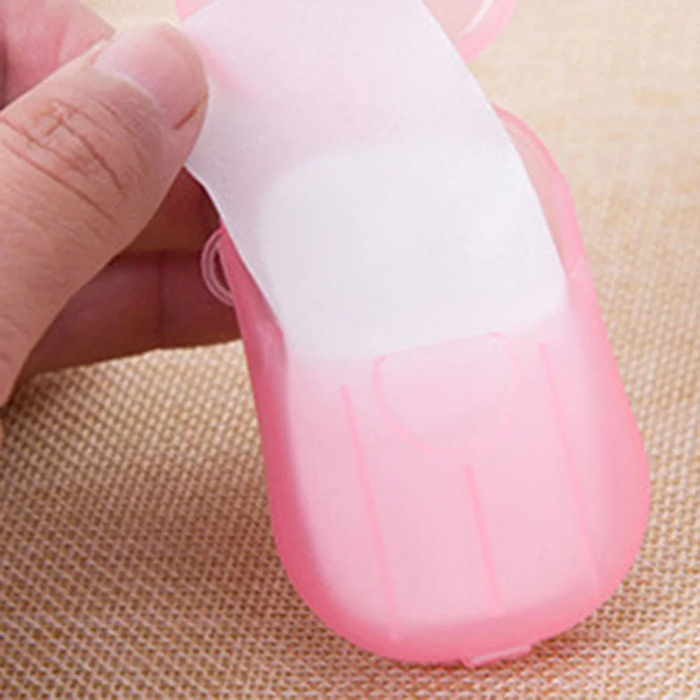 20Pcs Disposable Travel Soap Paper