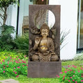 Buddha LED Waterfall Fountain