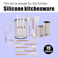 19pc.s carbon steel Knife set with holder