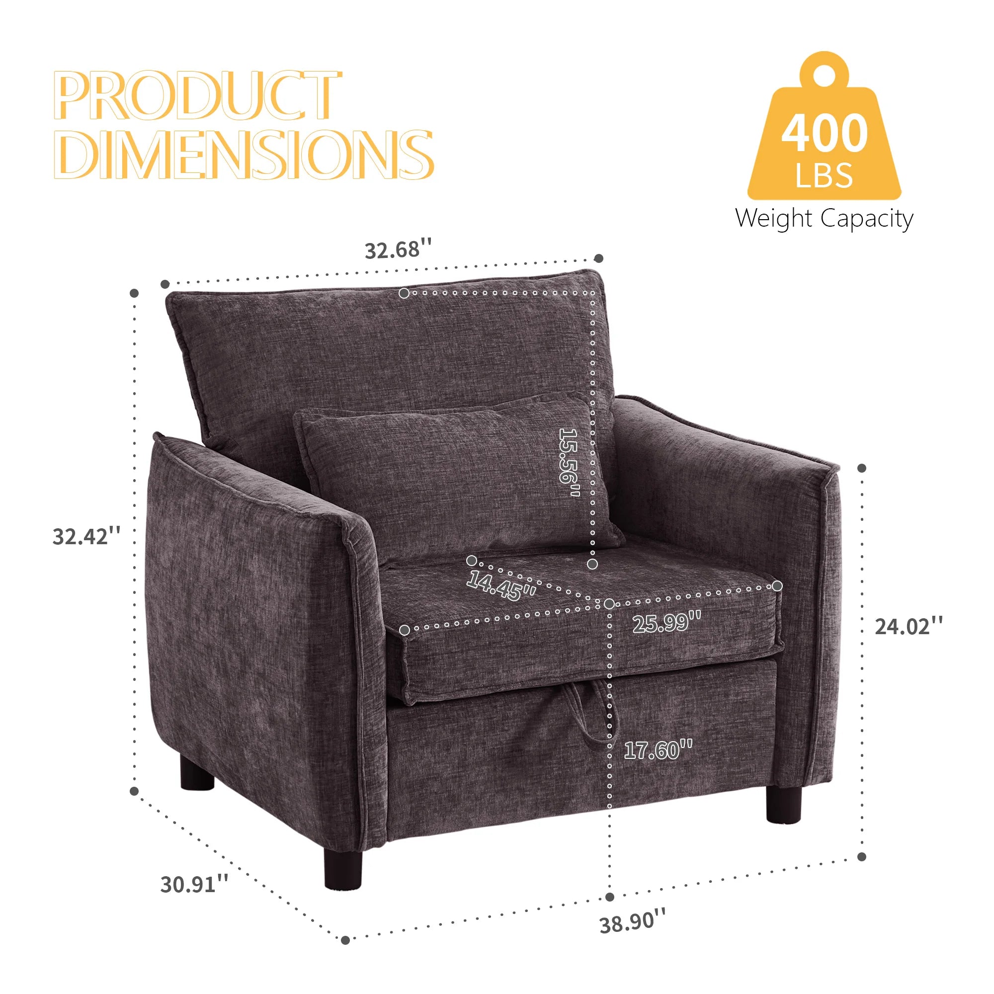 Single Storage Armchair