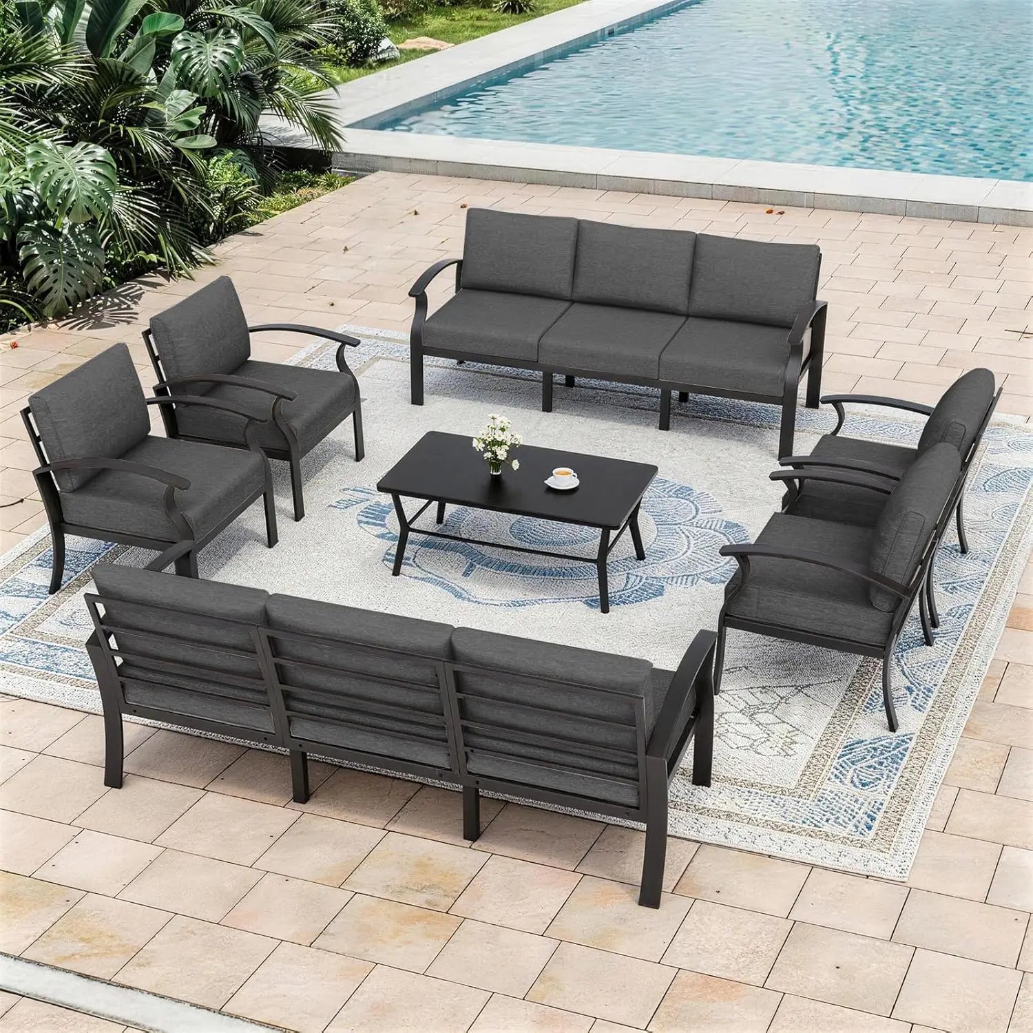 10-Seat Outdoor Conversation Sets