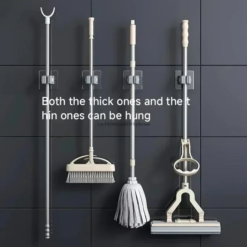 Self-adhesive Broom/Mop Holder