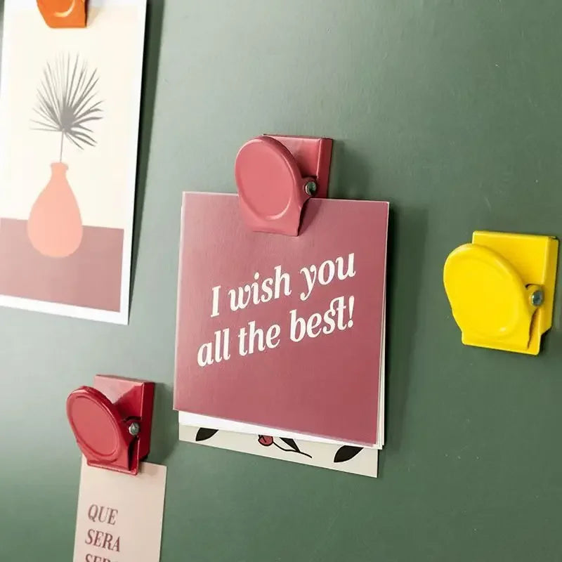 5-Piece Magnetic Fridge/Office Clips Multi-Color
