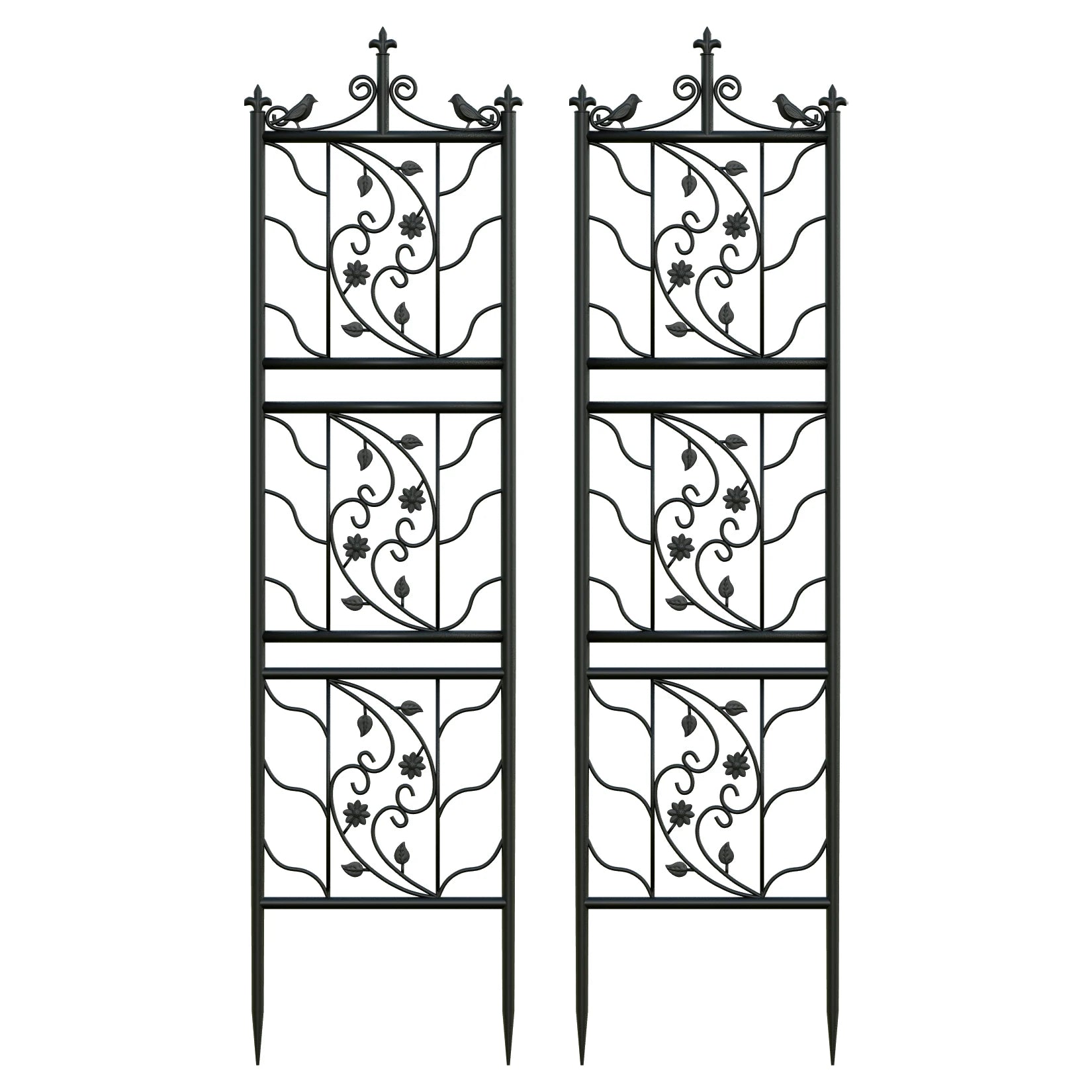 Thick Metal Garden Trellis