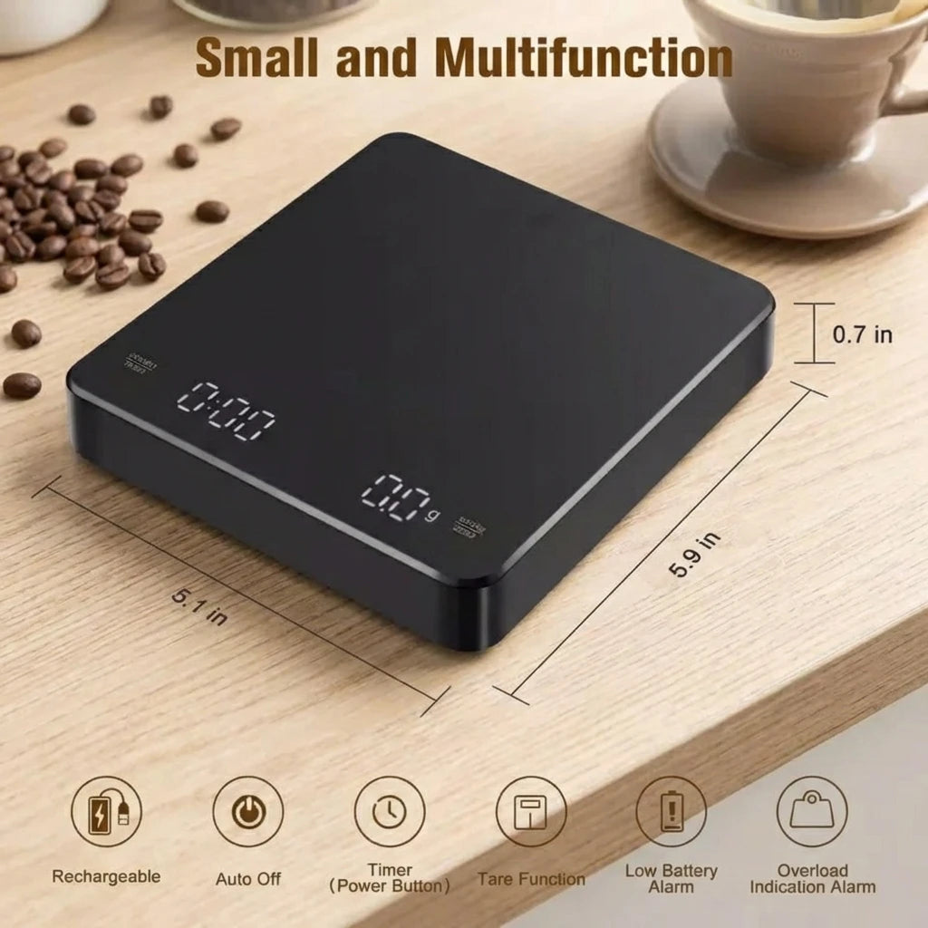 Digital Kitchen Scale LED Screen USB Powered