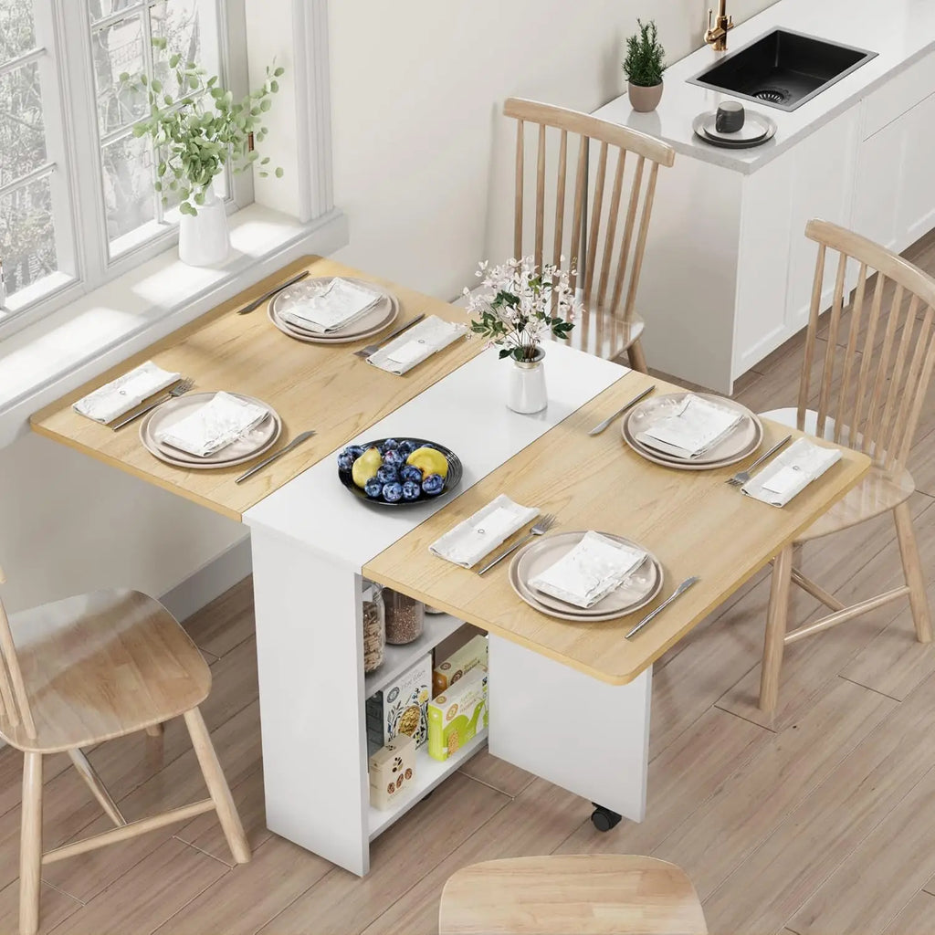 Folding Dining Table for 4-6