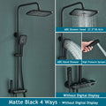 Rainfall Bathroom Shower System Digital Piano Key Shower Faucet