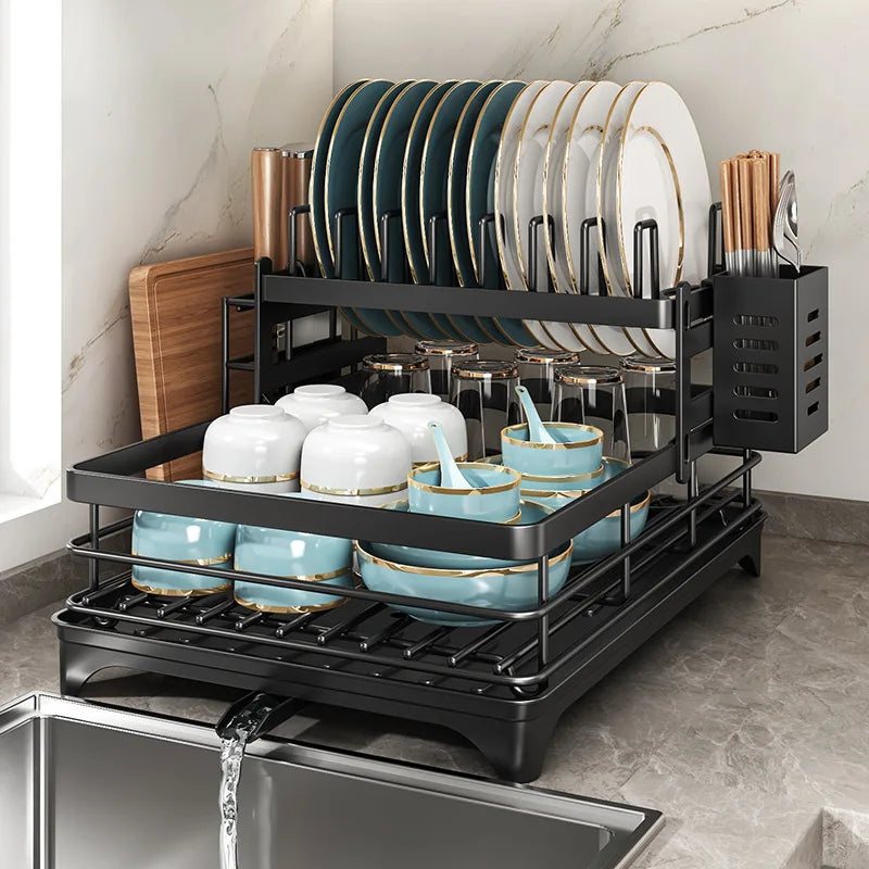 Adjustable Stainless Steel Dish Drying Rack