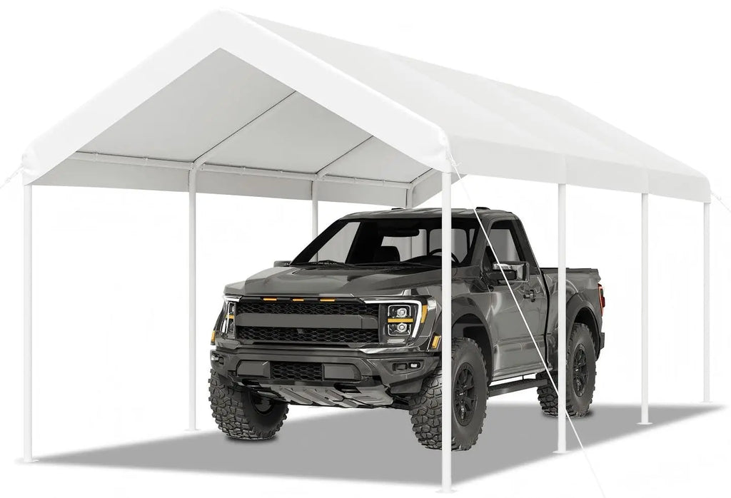 10x20 FT Carport Heavy Duty Car Canopy