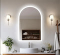 Vertical Arch-Shape LED Bath Mirror