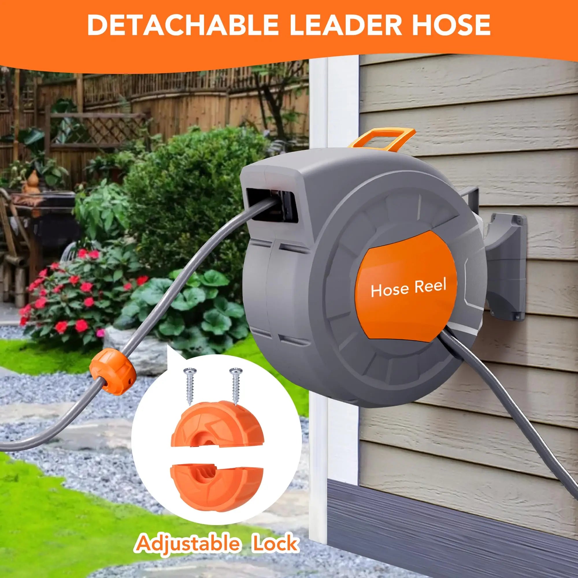 Retractable Garden Hose Reel