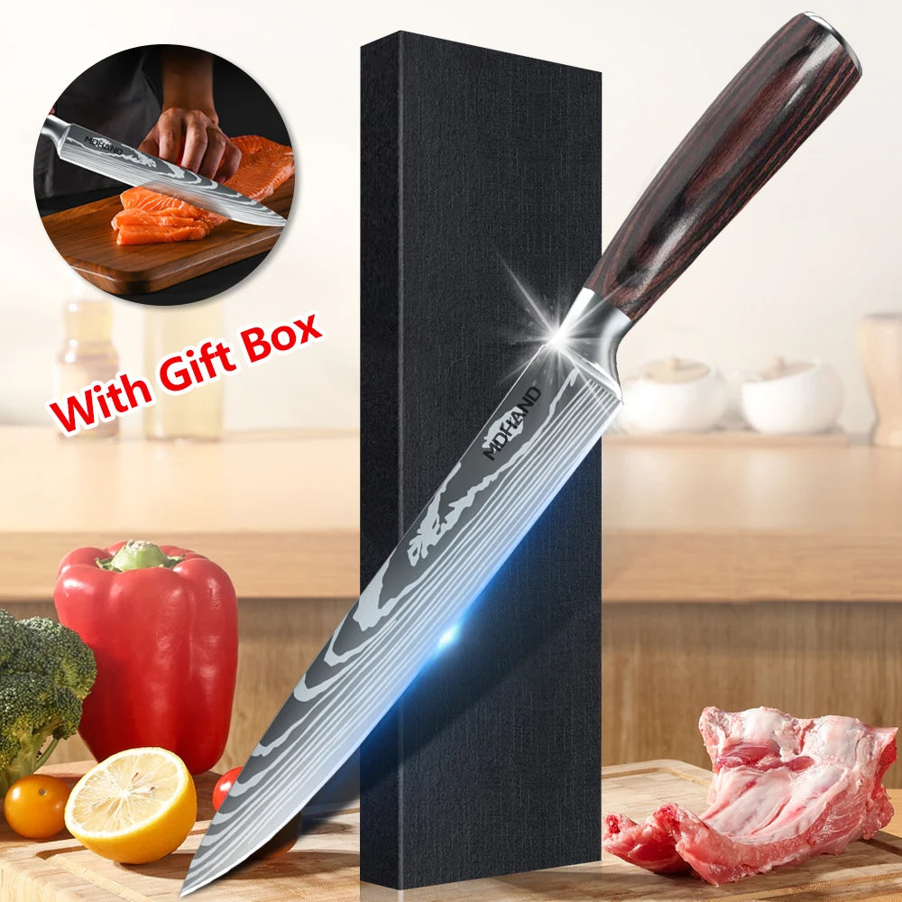 German Stainless Steel 8 Inch Slicing Knife